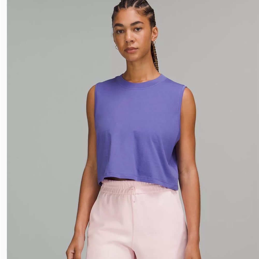 Lululemon All Yours Cropped Tank Top